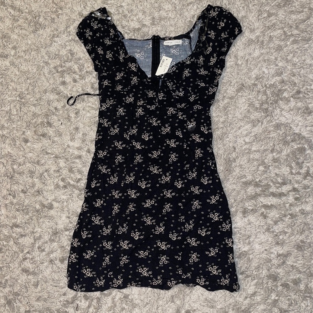 Black Floral Dress